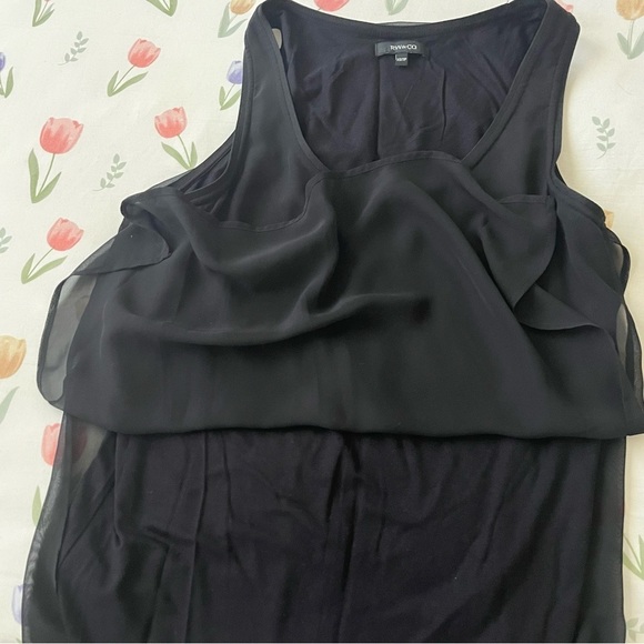 RW&CO Black Sleeveless Top Women XS - Picture 9 of 11